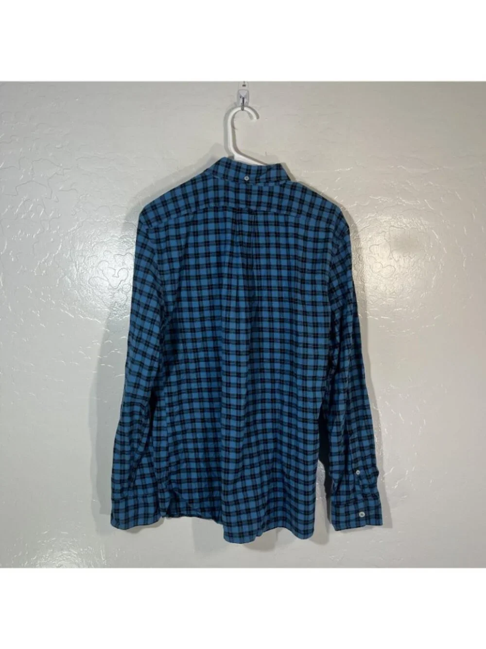 Todd Snyder Shirt Mens Small Blue Plaid Long Sleeve Button Up Flannel Casual